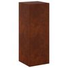 vidaXL Стойка за растения Ръждясало 30 x 30 x 80 cm Кортенова стомана