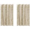 vidaXL Кадифени завеси 2 бр. Крем 175 x 140 см Кадифе