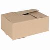 vidaXL Сгъваема кутия 50 бр. Естествен 25 x 17,5 x 10 см Картон