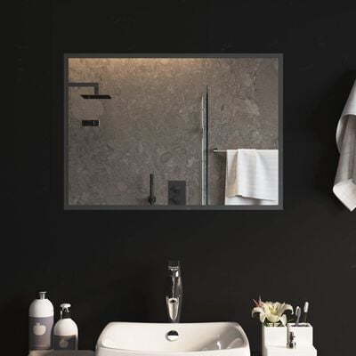 vidaXL LED огледало за баня, 50x70 см