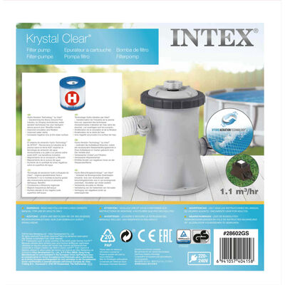 Intex Филтърна помпа с касета 1250 л/ч 28602GS