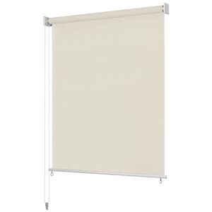 vidaXL Външна ролетна щора, 105(Ш)x140(В) см, кремава