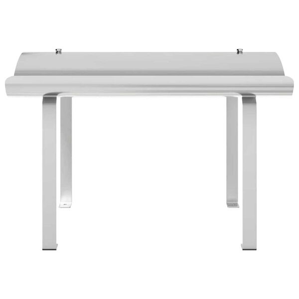 vidaXL Коминна шапка Сребрист 59,5 x 50 x 36,5 см Неръждаема стомана