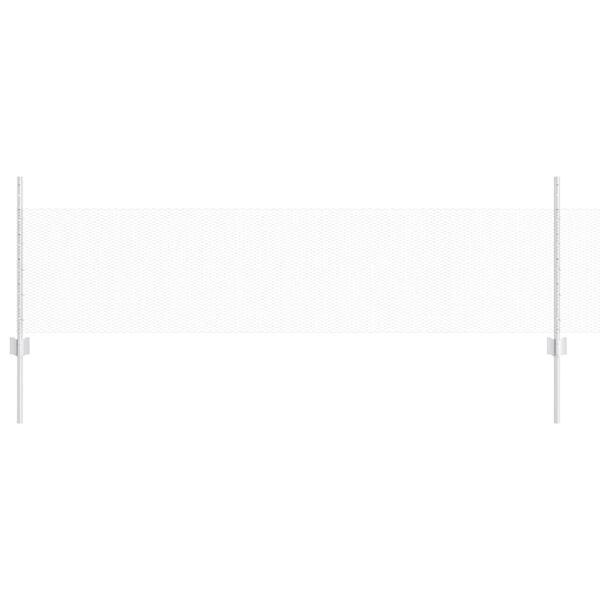 vidaXL Ограда с пост Сребрист 0,5 x 100 м Стомана