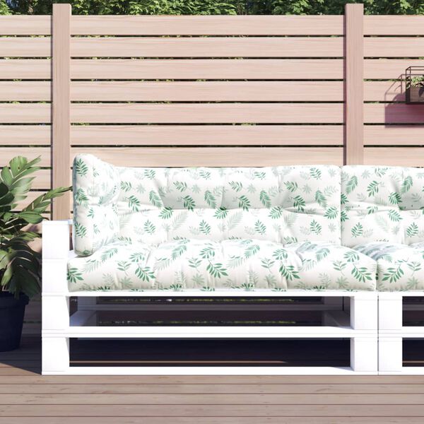 vidaXL Палетни възглавници, 3 бр, на листа, текстил