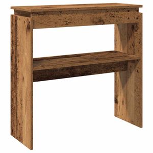 vidaXL Конзолна маса от старо дърво 80x30x80 cm Инженерна дървесина