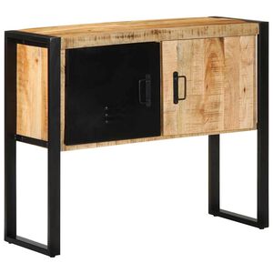vidaXL Конзолен шкаф 90x35x75 cm Масивна груба дървесина Манго