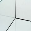 vidaXL Аквариум със съхранение Прозрачен 60 x 20 x 20 см Стъкло