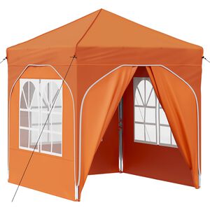 vidaXL Поп-ъп парти палатка 192 x 192 x 245 см Оранжево