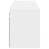 vidaXL TV стенен шкаф 2 pcs Бяло 59,5 x 31 x 40 см Инженерно дърво