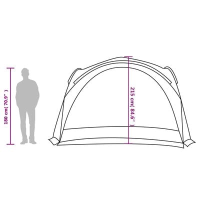 vidaXL Парти палатка, бяла, водоустойчива