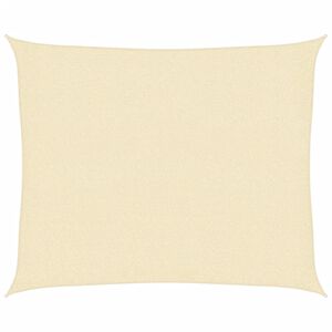 vidaXL Платно-сенник, 160 г/м&sup2;, кремаво, 2,5x3 м, HDPE