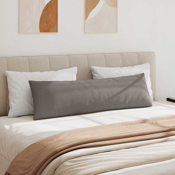 vidaXL Диван възглавници 2 pcs Таупе 145 x 40 см текстил