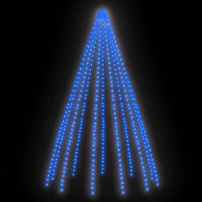 vidaXL Лампички за елха с 500 LED сини 500 см закрито/открито