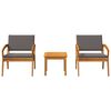 vidaXL Бистро комплект Кафяво 45 x 45 x 38см
