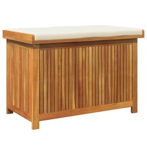 vidaXL Градинска ракла, 90x50x60,5 см, акация масив