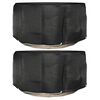 vidaXL Покривала за градински мебели 2 бр 10 капси &Oslash;230x90 см кръгли