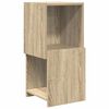 vidaXL Ъглов шкаф Сонома дъб 30,5x30x65см Инженерно дърво