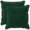 vidaXL Калъфка за възглавница 2 pcs HOUTEN Тъмнозелено 40 x 40 cm
