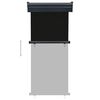 vidaXL Вертикална тента за балкон, 85x250 см, черна