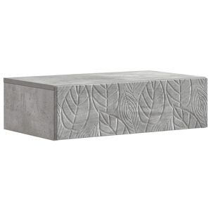 vidaXL Стенен страничен масичка 59 x 34,5 x 17 см Инженерна дървесина