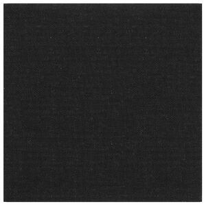 vidaXL Стенно табло за легло 12 бр. 30 x 30 cm Черно текстил