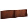 vidaXL Задържащи стени 2 бр. 80 x 12 x 50 см Кортенова стомана