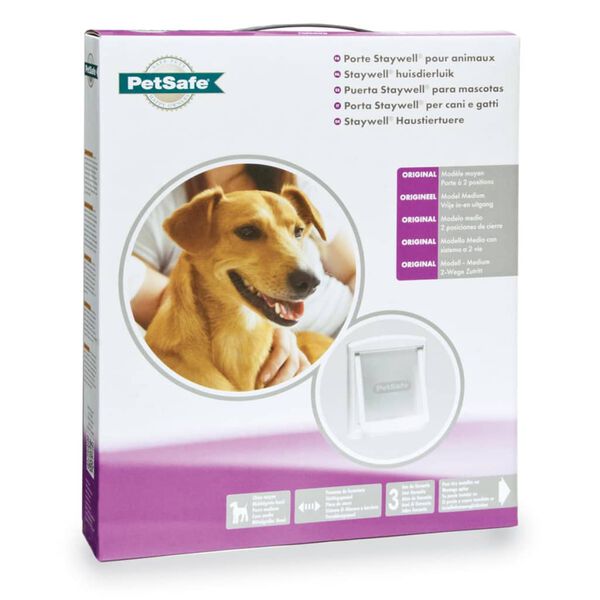 PetSafe 2-посочна врата за домашни любимци 740 Medium 26,7x22,8 см бял