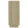 vidaXL Страничен шкаф, дъб сонома, 97x31x75 см, инженерно дърво