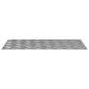 vidaXL Стъпало Правоъгълна 2 pcs Сребрист 80 x 40 cm Алуминий