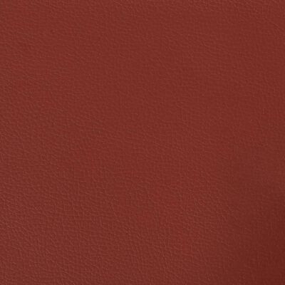 vidaXL Пейка, виненочервена, 70x35x41 см, изкуствена кожа