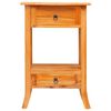 vidaXL Конзолна маса с чекмедже Естествен 50,5 x 30 x 75,5 см