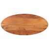 vidaXL Плот за маса, 120x60x2,5 см, овален, масивна акация
