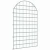 vidaXL Комплект ограда за езеро 8 бр. 50 x 80 cm Стомана Зелен