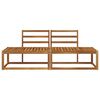 vidaXL Външен край на диван 2 Брой Естествен 182,5 x 63 x 73 см