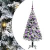 vidaXL С изкуствено коледно дърво Бяло 120 cm