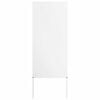 vidaXL Екран за градинска неприкосновеност Бяло 50 x 140 см