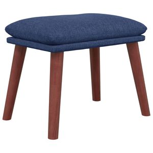 vidaXL Табуретка, синя, 45x29,5x35 см, текстил