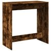 vidaXL Бар маса, опушен дъб, 102x50x103,5 см, инженерно дърво