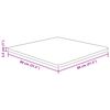 vidaXL Квадратен плот за маса, 80x80x2,5 см, необработен дъб масив