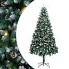 vidaXL С изкуствено коледно дърво с 300 LED светодиода Зелен 240 cm