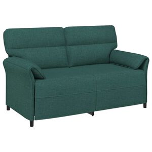 vidaXL Диван 100% полиестер, метална рамка, MDF, Шперплат