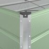 vidaXL Кашпа Пастелно зелено 195 x 100 x 45 см Галванизирана стомана