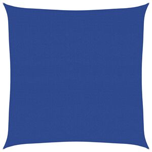vidaXL Платно-сенник, 160 г/м&sup2;, квадратно, син, 5x5 м, HDPE