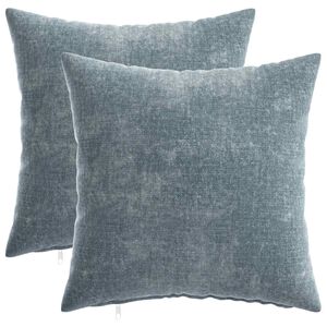 vidaXL Калъфка за възглавница 2 бр. HEERLEN Светлосиньо 40 x 40 cm