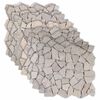 vidaXL Мозайка плочки Кремаво 30 x 30 cm Мрамор