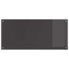 vidaXL Кухненски заден панел 2 pcs Тъмен сив 110 x 50 cm