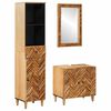 vidaXL Комплект шкафове за баня 3 бр. 62 x 33 x 58 см