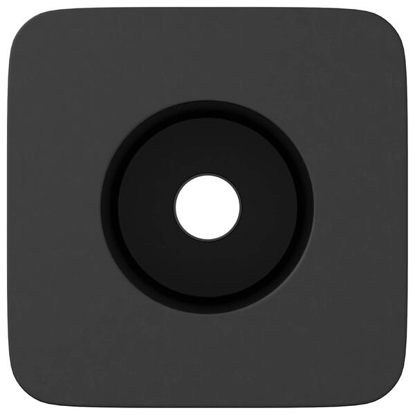 vidaXL Държач за чекмедже 2 pcs Черно 15 x 15 x 15 мм PP кополимер