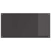 vidaXL Кухненски заден панел Тъмносив 120 x 60 x 0,6 см